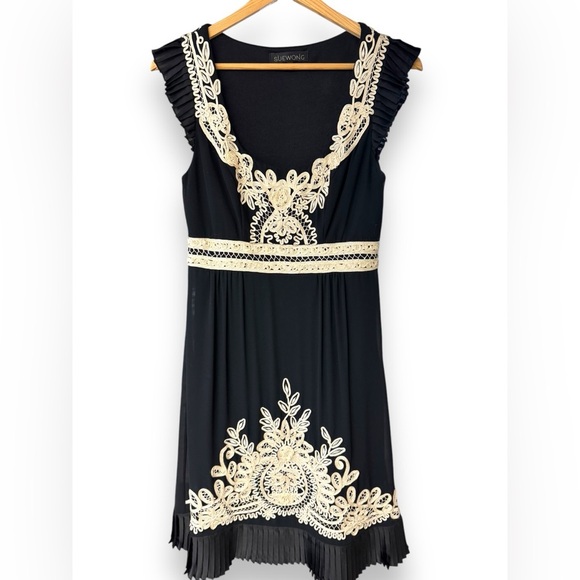 Sue Wong Patterned Knee‎ Length Dress Size 0 - Picture 1 of 9